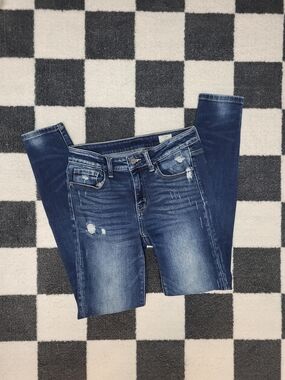 Buckle Bridge By Gly Mid Rise Skinny Distressed Jeans Size 27